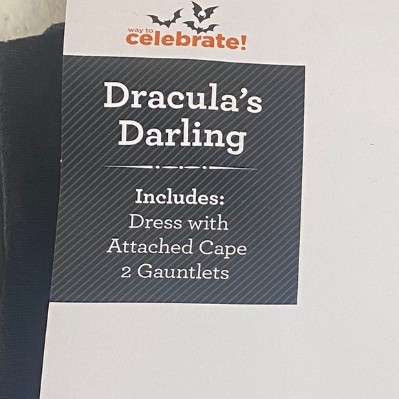 Dracula’s Darling Halloween Costume Girls Size Large 10/12 - Picture 5 of 6